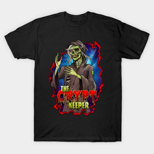 The  Crypt Keeper T-Shirt by Rosado